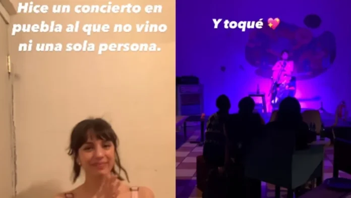 Lunalé da concierto en Puebla y nadie asiste Yucatán Al Momento