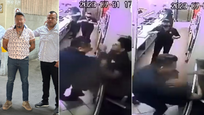 Detienen-a-Fernando-Medina-hombre-que-golpeo-a-empleado-de-Subway-en-San-Luis-Potosi
